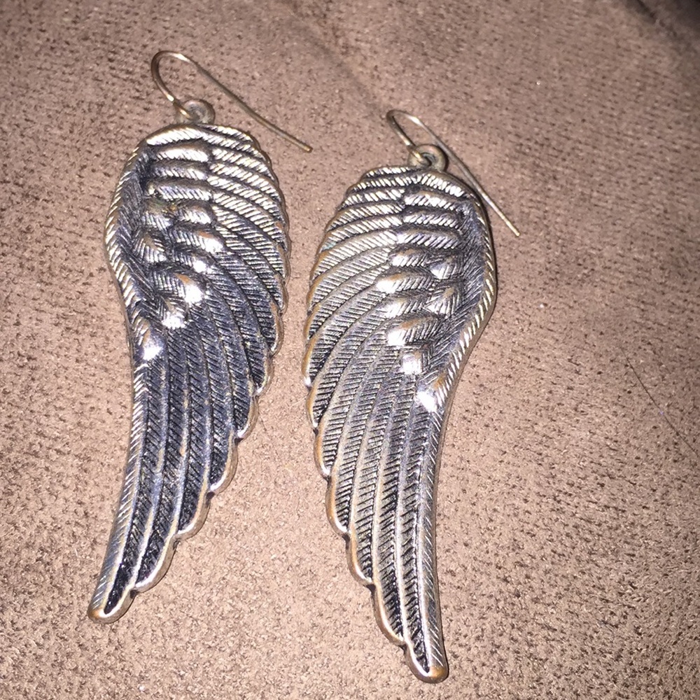 Angel wings earrings